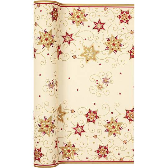 Paper Table Runner, Stars & Swirls Gold 40x490cm *ETA Nov